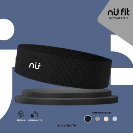 Nu Fit - Headband yoga / bandana olahraga Hitam