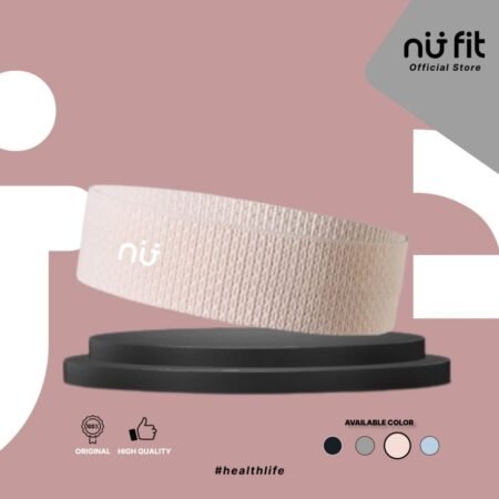 Nu Fit - Headband yoga / bandana olahraga Pink