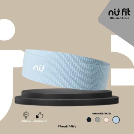 Nu Fit - Headband yoga / bandana olahraga Biru