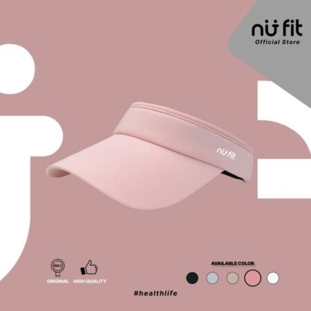Nu Fit - Topi Olahraga - Topi Visor Hat Pink