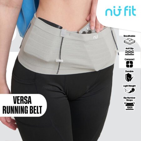 Nu Fit - Versa Running Belt - Tas Lari - Tas Olahraga Grey