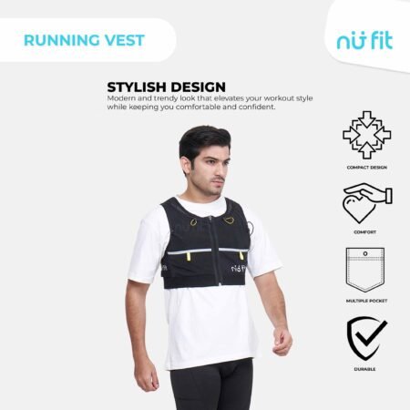 Nu Fit - Running Vest - Hydropack Trail Run Vest Backpack - Tas Lari Marathon - Rompi Gunung Hiking
