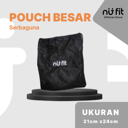 Nu Fit - Travel pouch make up organizer - Alat Penyimpanan Barang Serbaguna - Tas Serut Plastik Tempat Penyimpanan - Tas Plastik Kecil Multifungsi